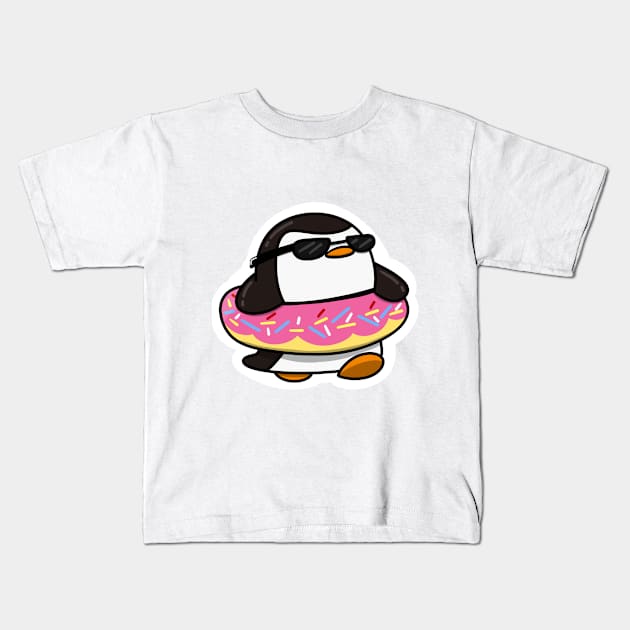 Pool Time Percy Kids T-Shirt by EatSleepMeep